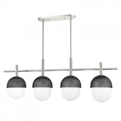 Hudson Valley Nyack Linear in Polished Nicke Black Finish Model: 6152-PN/BK
